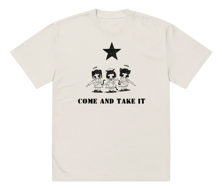 Come and Take It Oversized Faded T-Shirt