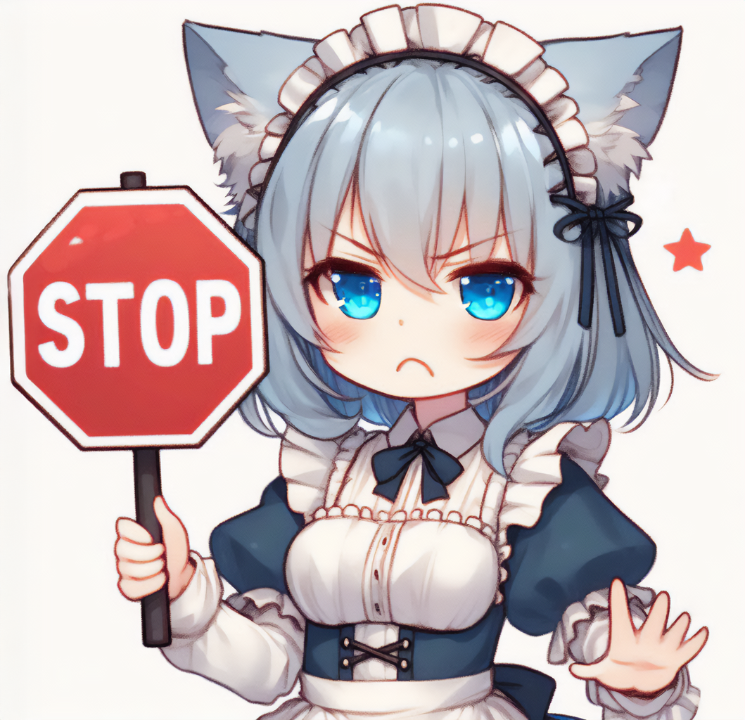 Kittykaki says STOP!!!